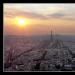  Coucher de soleil sur la capitale.....