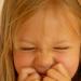 grimace....